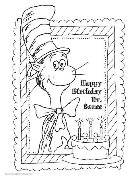 Dr. Seuss Coloring Pages, Dr Suess Coloring Sheets, Dr Suess Coloring Page, Dr Seuss Coloring Sheets, Dr Seuss Coloring Pages Printables Free, Dr. Suess Crafts, Dr Seuss Printables Free, Happy Birthday Dr Suess, Dr Seuss Printables