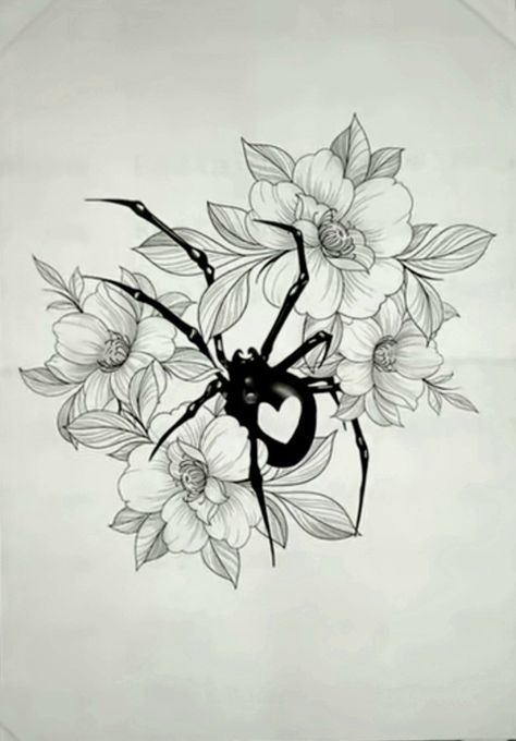 Spider Web Tattoo, Web Tattoo, Bug Tattoo, Insect Tattoo, Spider Tattoo, Creepy Tattoos, Spooky Tattoos, Tattoo Style Drawings, Rose Tattoo Design