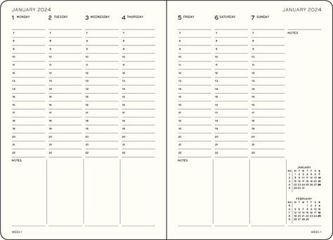 Planner Guide | LEUCHTTURM1917 Executive Planner, Weekly Planner Notebook, Weekly Calendar, Daily Plan, Weekly Planning, Planning Your Day, Notebook Planner, Previous Year, Monthly Planner