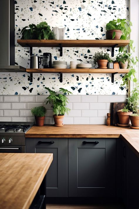 Kitchen tile backsplash