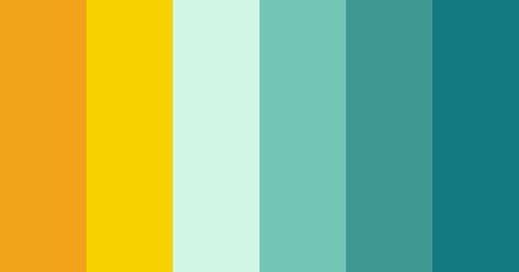 Palette Challenge, Hexadecimal Color, Blue Names, Color Palette Challenge, Colors Palette, Palette Color, Blue Color Schemes, Yellow Color, Color Inspiration