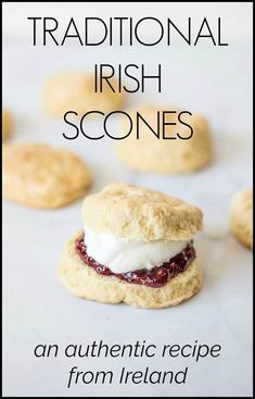 Irish Scones Recipe, Irish Scones, Irish Desserts, Irish Cooking, Irish Dishes, Scones Recipe Easy, Irish Cuisine, Afternoon Tea Recipes, Irish Food