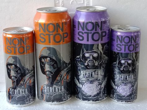 Energy Drink STALKER NON STOP Cans FULL 250 ml. & 500 ml. Ukraine 2024 - 4 pcs. Energy Drink, Non Stop, Ebay Seller, Energy Drinks, 16 9, Ebay Store, Ukraine, Energy, Things To Sell