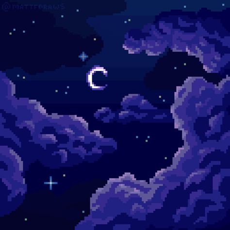 Purple Pixel Aesthetic, Pixel Game Aesthetic, Galaxy Pixel Art, Purple Profile Picture, Night Pixel Art, Star Pixel Art, Galaxy Pfp, Purple Pixel Art, Pixel Art Pfp