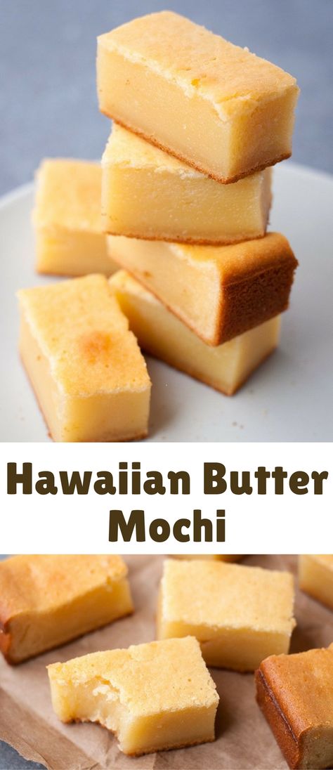 Mochiko Rice Flour Recipes, Mochi Rice Cake, Mochi Rice Recipes, Recipes With Sweet Rice Flour, Mochiko Recipes Desserts, Glutinous Rice Flour Recipes Sweets, Hawaiian Butter Mochi Recipe, Mochi Flour Recipes, Recipe With Glutinous Rice Flour