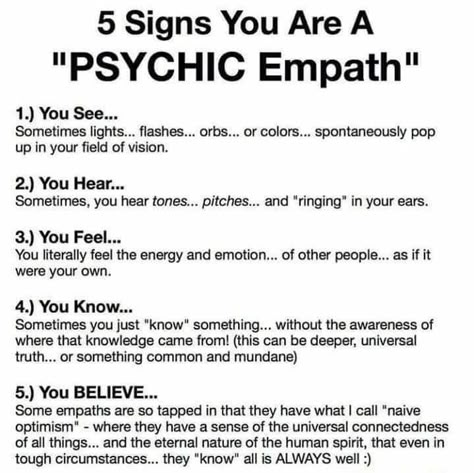 Psychic Empath, Empath Traits, Empath Abilities, Being An Empath, Intuitive Empath, An Empath, Manifest Anything, Psychic Development, Pagan Witch