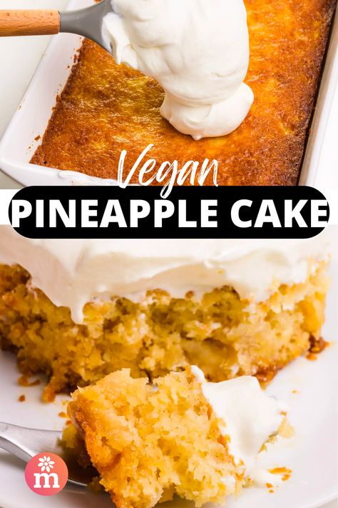 Pineapple Cake Vegan, Pineapple Cake Gluten Free, Vegan Pineapple Dessert, Vegan Pineapple Cake, Pineapple Coconut Cake Easy, Vegan Pineapple Recipes, Vegan Pineapple Upside Down Cake, Eggless Pineapple Cake, Vegan Coconut Cake