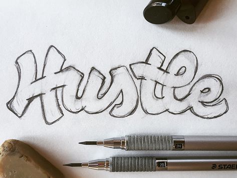 Hustle Sketch Cool Graffiti Art Drawings Words, Graffiti Art Sketch, Grafitti Sketch Book, Graffiti Art Drawing Words, Money Drawing Sketches, Hustle Graffiti, Word Sketches, Graffiti Drawing Sketches, Hustle Art