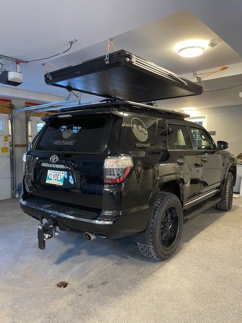 Truck Roof Top Tent, Roof Rack Ideas Off Road, 4runner Camping, Roof Rack Tent, Rooftop Tent Camping, 4runner Mods, Camping Gear List, Tent Storage, Truck Bed Tent