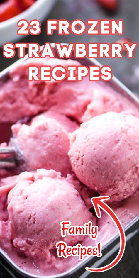 If you've ever wondered what to do with frozen strawberries, then I've got just the list for you! 23 Amazingly delicious frozen strawberry recipes that will have you drooling in seconds! #dessert #snack #appetizer #drink #breakfast #roundup #frozenstrawberry #frozenstrawberries #strawberry #recipe #strawberryrecipe #cook #bake #smoothie #easy #quick #numstheword #recipes What To Do With Overripe Strawberries, Strawberry Desserts With Frozen Strawberries, Recipes With Frozen Strawberries Easy, Frozen Sliced Strawberry Recipes, What Can I Make With Frozen Strawberries, What To Do With Strawberries Recipes, Frozen Strawberries Recipes Easy, Thawed Frozen Strawberry Recipes, Recipes Using Frozen Strawberries Desserts