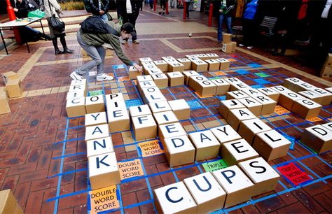 giant scrabble Activation Games, Giant Scrabble, World Literacy Day, Jumbo Games, Giant Letters, Dance Props, Scrabble Game, Youth Worker, Neon Jungle