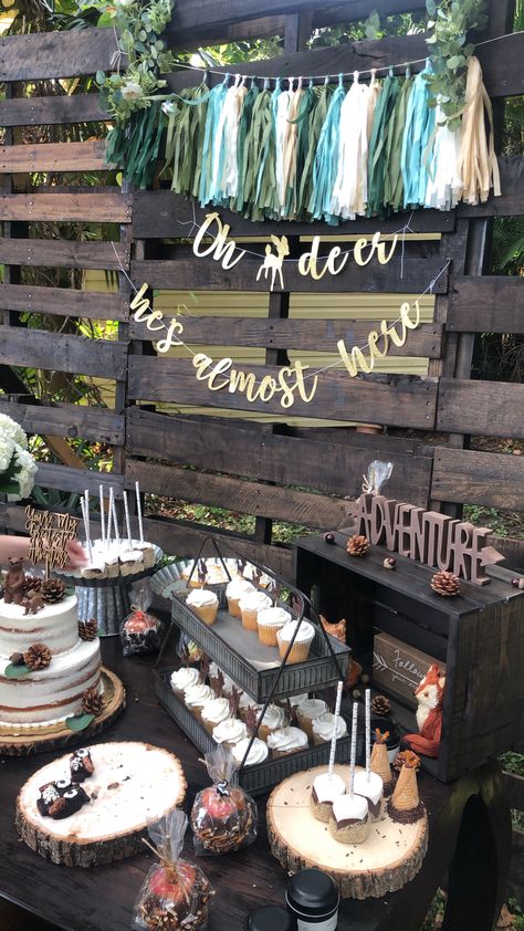 Hunting Baby Boy Shower Ideas, Hunting Party Food Ideas, Little Hunter Baby Shower Ideas, Hunter Baby Shower Theme, Camouflage Baby Shower Ideas, Oh Deer Baby Shower Boy, Woodlands Theme Baby Shower Boy, Hunting Theme Baby Shower Ideas, Camo Baby Shower Ideas