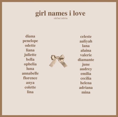 Names I Love, Southern Baby Names, Unisex Baby Names, Unique Girl Names, Names Unique, Best Character Names, Baby Name List, Aesthetic Names