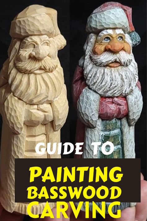 Aguide to painting and staining basswood Basswood Carving, Woodspirits Wood Carvings, Paint Stain, Types Of Painting, Dremel, Creative Process, Wood Carving, Wood Wall Art, Staining Wood