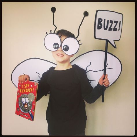 Kids Book Character Costumes, Fly Costume, Book Characters Dress Up, Funny Halloween Jokes, Bag Of Candy, Book Character Day, Children's Book Characters, Book Costumes, Halloween Jokes