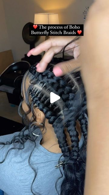 Big All Back Cornrows Hairstyles, 4 Big Braids Hairstyles For Black Women, Four Feed In Braids Cornrows, Boho Stitch Braids Bun, Vacation Cornrows, Jumbo French Braids, 2 French Braids Black Women, 4 Boho Feed In Braids, Large Cornrows Braids Black Women