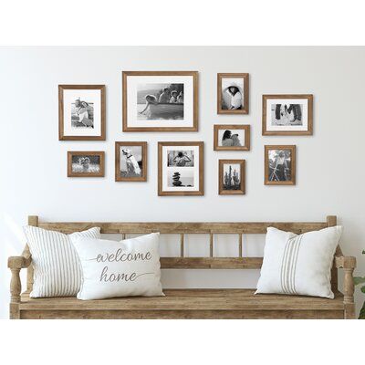 Picture Wall Living Room, Gallery Wall Picture Frames, Photowall Ideas, Gallery Wall Frame Set, Picture Gallery Wall, Picture Frame Gallery, Gallery Wall Layout, Wall Frame Set, Family Photo Wall