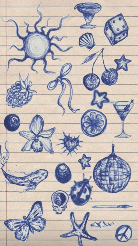 Phone wall papers, doodle art, collage, famous pintrest Collage Doodles, Doodle Collage, Sketch Collage, Aesthetic Wallpaper, Aesthetic Wallpapers, Hand Drawn, Sketch Book, How To Draw Hands, Doodles