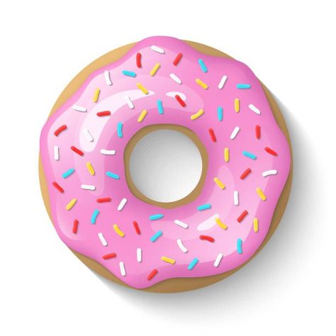 Sprinkles Background, Donut Cake Topper, Candy Letters, Candyland Cake, Donut Vector, Colorful Donuts, Background Cute, Pink Icing, Pink Donuts