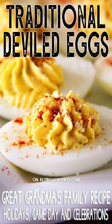 Traditional Deviled Eggs, Deviled Eggs Recipe Easy, Devilled Eggs Recipe Best, Deviled Eggs Recipe Classic, Devilled Eggs, Best Deviled Eggs, Deviled Eggs Easy, Bacon Deviled Eggs, Deviled Eggs Recipe