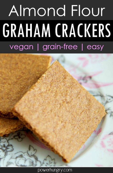 Graham Crackers Recipe, Healthier Baking, Almond Desserts, Graham Cracker Recipes, Gluten Free Graham Crackers, Gluten Free Bagels, Crackers Recipe, Homemade Crackers, Keto Sweets