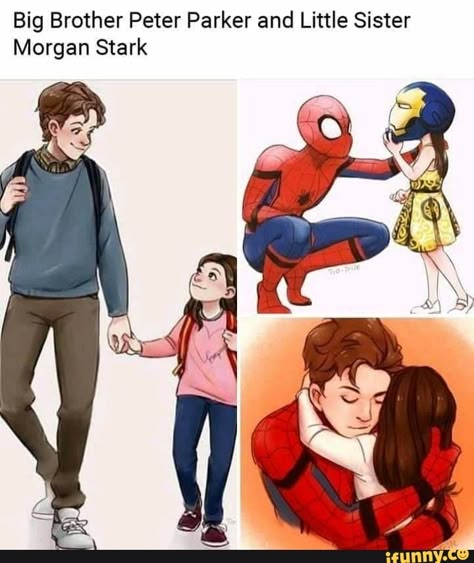 Morgan Stark, Wallpaper Avengers, Avengers Humor, Image Spiderman, Funny Marvel Memes, Avatar Characters, Dc Memes, Avengers Memes, Marvel Jokes