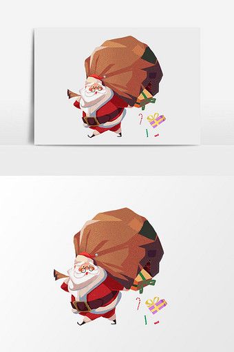 Santa Claus Illustration, Santa Claus Drawing, Santa Hat Png, Santa Cartoon, Santa Claus Clipart, Illustration Elements, How To Draw Santa, Cartoon Santa Claus, Merry Christmas Poster