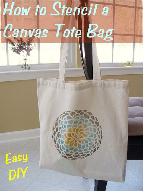 Pet Scribbles: How to Stencil a Canvas Tote Bag Diy Bag Painting, Painted Canvas Bags, Girls Night Crafts, Canvas Bag Diy, Tote Bag Tutorial, Diy Tote, The Shed, Diy Tote Bag, Craft Night