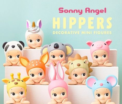 Sonny Angel Hippers, Sony Angels, Sony Angel, Dream Birthday, Angel Core, Sonny Angels, Toys Art, Christmas Gifts Ideas, Mini Figurine