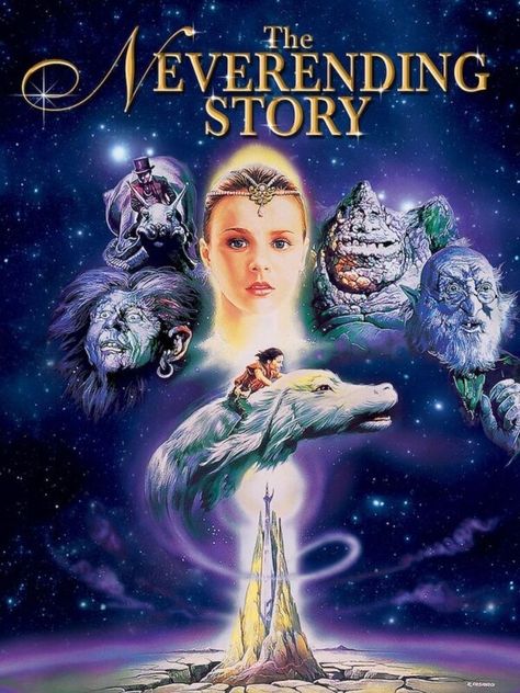 Neverending Story Movie, Movie Film Poster, 1984 Movie, Neverending Story, Ending Story, The Rocky Horror Picture Show, The Neverending Story, Image Film, Childhood Movies