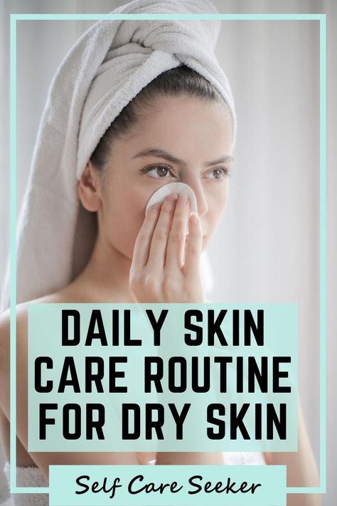 Dry or sensitive skin? Repin and read this post from Self Care Seeker to learn a step by step skin care routine that will leave skin soft and hydrated. This nighttime skin care routine will change your life! #nightskincare #skincareroutine #dryskin Dull Skin Remedies, Routine For Dry Skin, Night Skin Care, Effective Skin Care Routine, Skincare Secrets, Night Skin Care Routine, The Best Skin Care, Best Skin Care Routine, Feeling Frustrated