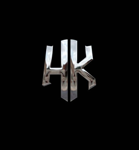 Kaif Name Logo, Haresh Name Logo, Hk Logo Design, Hk Letter Design, Hk Logo, Kh Logo Design Fonts, Hk Wallpapers, H Letter Images, Youtube Banner Design