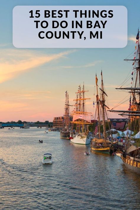 Discover the best things to do and top-rated attractions in Bay County, MI, including Bay City State Park, Bay City Boat Lines, Bay County Civic Arena, and more! Bay City Michigan, Bay County, Tri Cities, Bay City, Memorial Park, Adventure Park, City State, Boat Tours, Historical Society