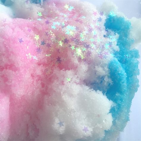 Unicorn Frappe, Cotton Candy Fudge, Aesthetic Slime, Unicorn Slime, Mlp Aesthetic, Slime Ideas, Unicorn Ice Cream, Pretty Slime, Rainbow Slime