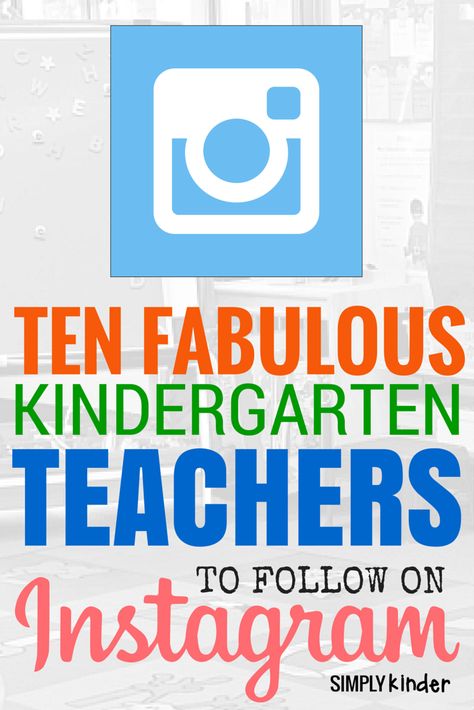 10 Fabulous Kindergarten Teachers to Follow on Instagram! Preschool Technology, Kindergarten Start, Kindergarten Technology, Kindergarten Blogs, Teacher Websites, Clever Classroom, Kindergarten Themes, Kindergarten Lesson Plans, Computer Geek