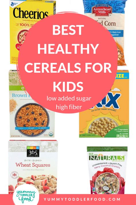 The Best Healthy Cereal for Kids for Breakfast and Snacks (Updated 2019) Best Cereal For Kids, Healthy Cereal For Kids, Toddler Breakfast Ideas, Cereal Aisle, Shredded Wheat Cereal, Healthy Breakfast Burrito, High Fiber Cereal, Natural Granola, Fiber Cereal