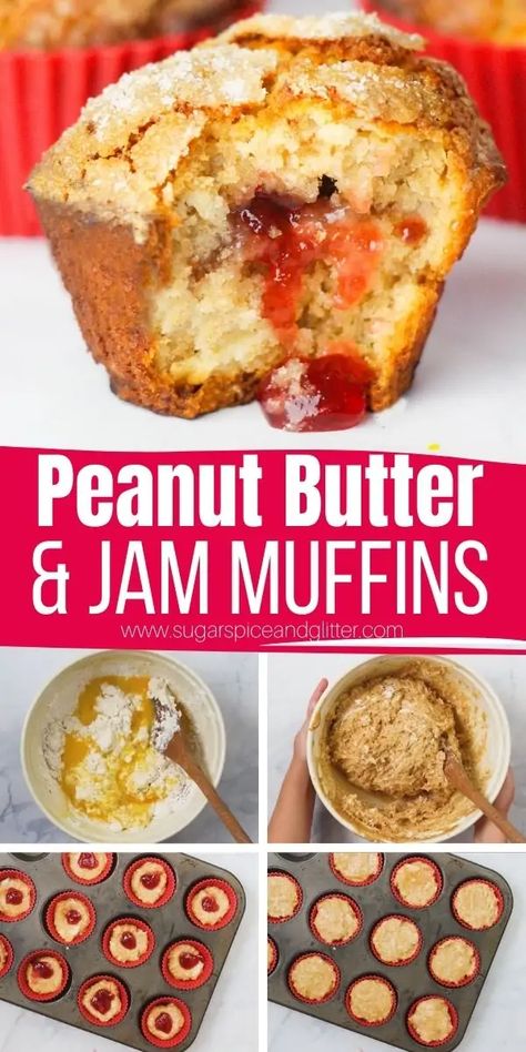 Pb And J Muffins, Pb&j Muffins, Peanut Butter Jelly Muffins, Pb & J Desserts, Lactation Treats, Flavored Breads, Peanut Butter And Jelly Muffins, Peanut Butter Muffins Recipes, Peanut Butter Jelly Recipes