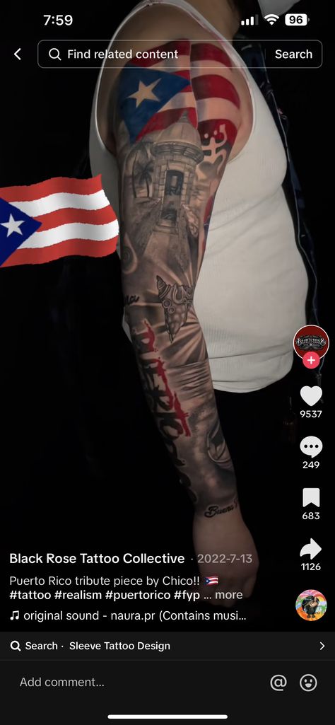 Puerto Rico Leg Sleeve Tattoo, Puerto Rico Sun Tattoo, Tattoo Forearm Sleeve Men, Puerto Rican Sleeve Tattoo, Puerto Rican Tribe Tattoo, Puerto Rico Tattoo For Men, Puerto Rican Tattoo For Men, Puerto Rico Tattoo Ideas, Puerto Rican Tattoos For Women