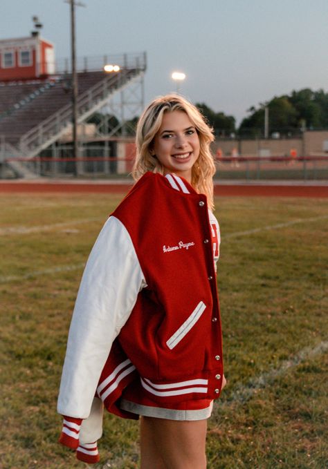 Senior Pics Letterman Jacket, Senior Picture Ideas Letterman Jackets, Letterman Jacket Senior Pictures, Senior Picture Ideas Cheer, Cheer Picture Ideas, Cheer Senior Pictures, Cheer Photos, Senior Things, Twilight Vibes