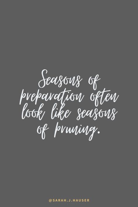 Quotes About Pruning, New Season Of Life Quotes Faith, Being Prepared Quotes, Season Of Preparation Quotes, Pruning Season Quotes, Pruning Season God, Pruning Quotes, Hard Seasons Of Life Quotes, Preparation Quotes