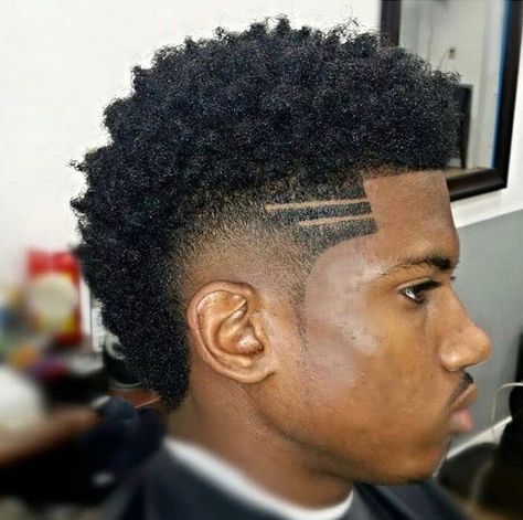 Afro Mohawk Men, Mohawk Hairstyles Men Black, Frohawk Fade Men, Frohawk Fade, Afro Mohawk, Black Hair Fade, Afro Fade Haircut, Curly Mohawk Hairstyles, Black Hair Curls