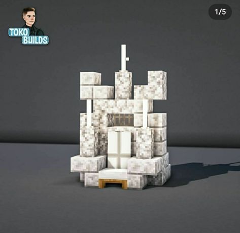 Minecraft Castle Designs, Minecraft Statues, Minecraft Structures, Minecraft Banner Designs, Minecraft Interior Design, Bangunan Minecraft, Diy Minecraft, Cool Minecraft Creations, Minecraft Castle