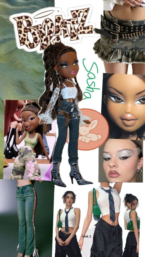 Sasha Bratz Aesthetic Outfits, Bratz Sasha Outfit, Bratz Aesthetic Outfit, Bratz Sasha, Bratz Characters, Bratz Inspired Outfits, Fire Fits, Inspired Outfits, Aesthetic Outfits