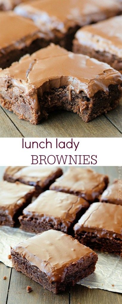 Lunch Lady Brownies... these look awesome!! Lunch Lady Brownies, Brownie Desserts, Lunch Lady, Oreo Dessert, Yummy Sweets, How Sweet Eats, Eat Dessert, Chocolate Brownies, Sweets Desserts