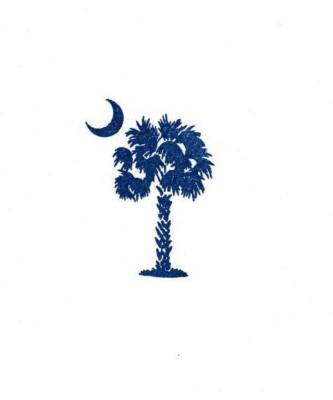 http://clipart-library.com/clipart/clipart/90114.htm Palmetto Tree And Crescent Moon Tattoo, Palmetto Tattoo South Carolina, Sc Palmetto Tree Tattoo, South Carolina Flag Tattoo, Charleston Sc Tattoo Ideas, South Carolina Tattoo Men, South Carolina Palm Tree Tattoo, Palmetto Moon Tattoo, Myrtle Beach Tattoo Ideas