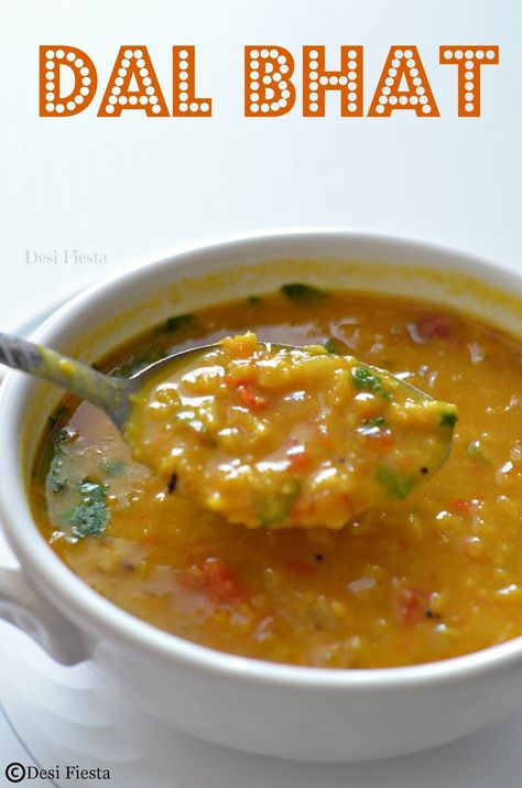 Nepali Dal Bhat Dal Bhat, South Indian Vegetarian Recipes, Punjabi Chole, Tibetan Food, Nepalese Food, Soup With Rice, Dhal Recipe, Nepal Food, Indian Breads