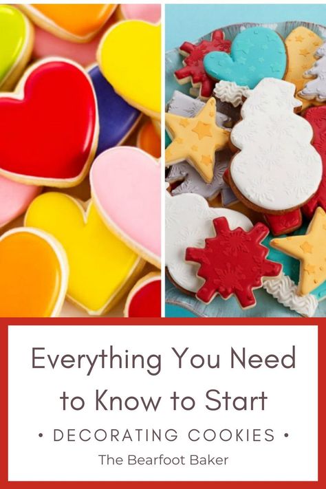 Beat Sugar Cookie Recipe For Decorating, Best Cookie Recipes For Decorating, Tips For Decorating Sugar Cookies, How To Make Cookies For Decorating, How To Get Into Cookie Decorating, How To Make Cookies To Decorate, How To Design Cookies, Decorating Christmas Cookies Easy, Sugar Cookie For Decorating Recipe