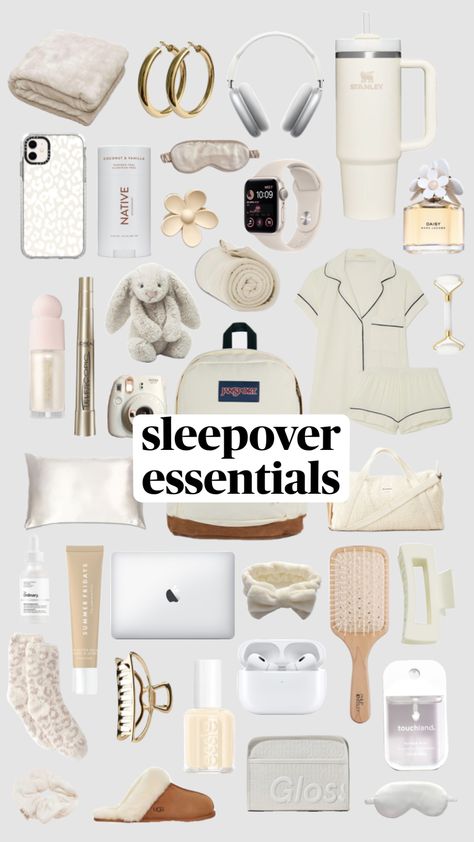 #sleepover #cleangirl #vanillagirlaesthetic #fyp Sleepover Packing List, Trip Essentials Packing Lists, Teen Sleepover Ideas, Teenager Birthday Gifts, Sleepover Essentials, Road Trip Kit, Girly Christmas Gifts, Travel Packing Checklist, Packing Essentials List