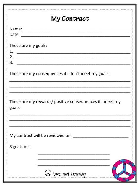 {27 Student Behavior Contracts} Practical Templates for Elementary | Tweens | Teens Behavior Management Plan, Behavior Contract, Behavior Intervention Plan, Behavior Plan, Behavior Plans, Behavior Interventions, Classroom Behavior Management, Behaviour Management, Classroom Freebies