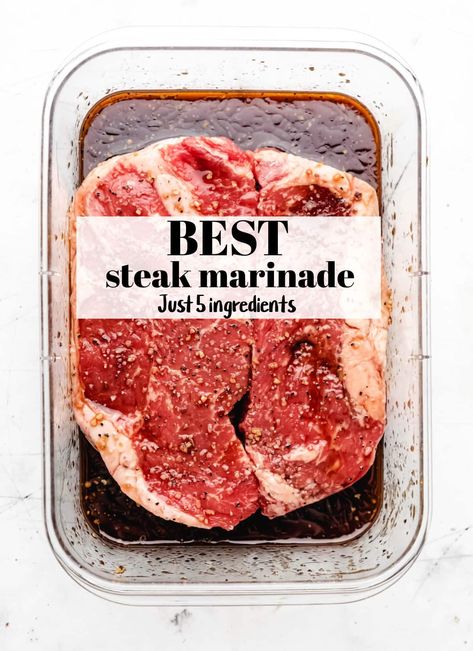 Dr Pepper Steak Marinade, Blade Steak Marinade, Best Way To Marinate Steak, Steak Marinade Without Worcestershire, 30 Minute Steak Marinade, 3 Ingredient Steak Marinade, Easy Steak Marinade Simple, Delmonico Steak Marinade, Teriyaki Steak Marinade